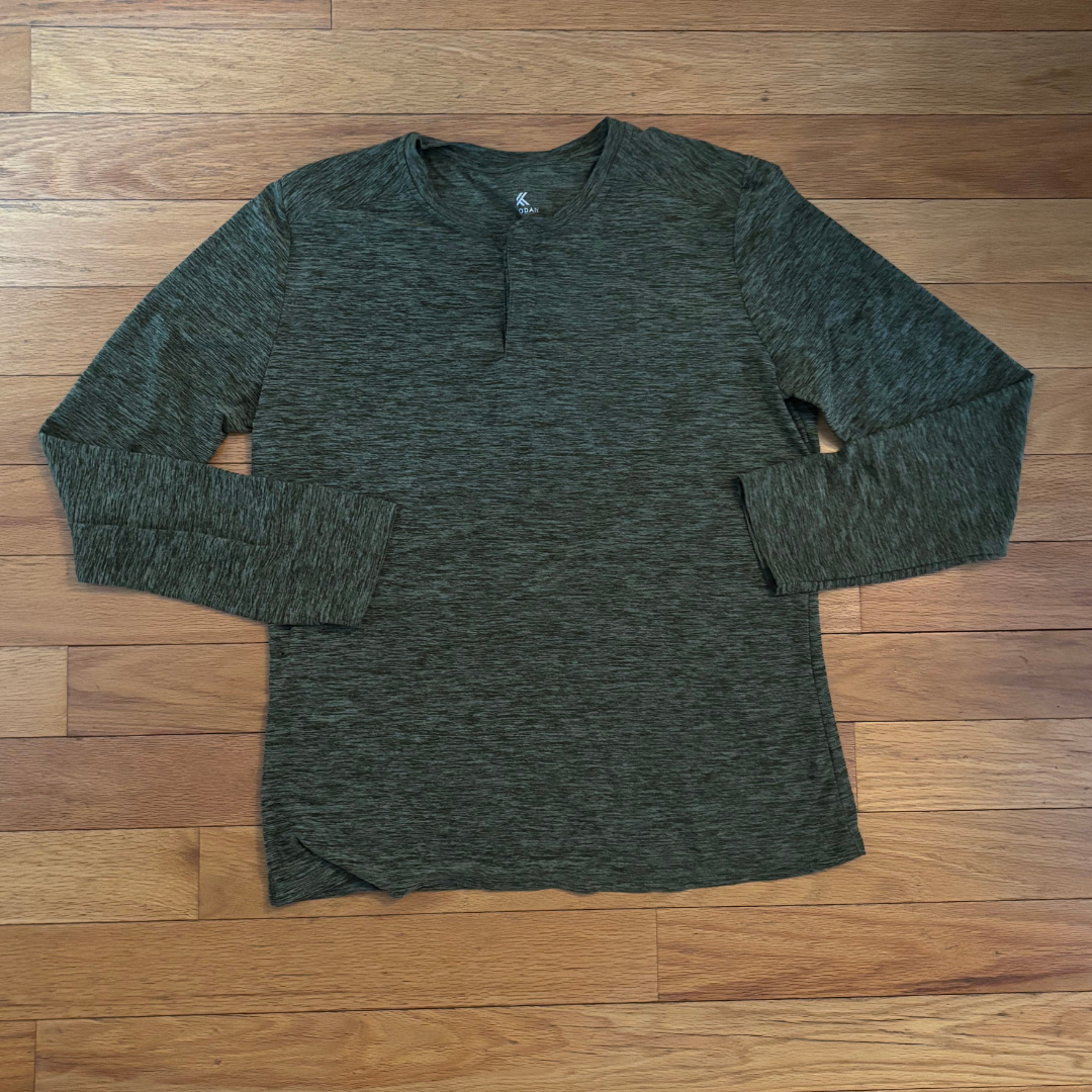 L Kyodan Green Stretch Long Sleeve