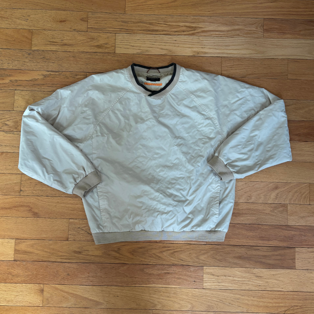 L Dockers Golf Tan Wind Breaker
