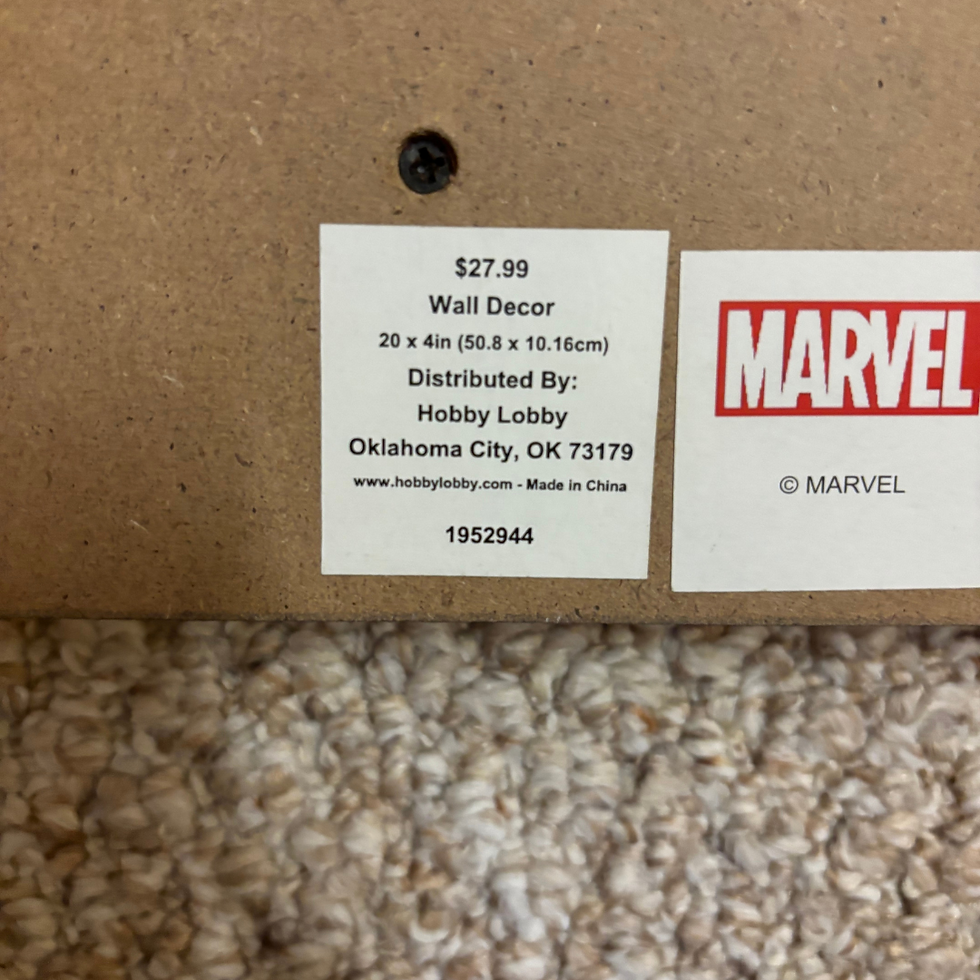 Thumbnail: Marvel Coat Hanger