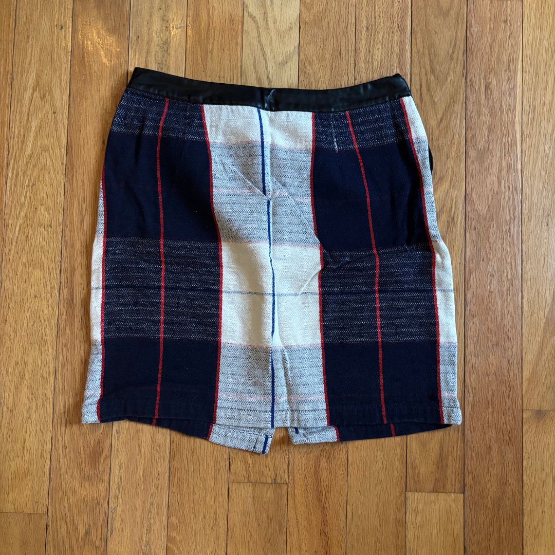 12 Merona Plaid Skirt