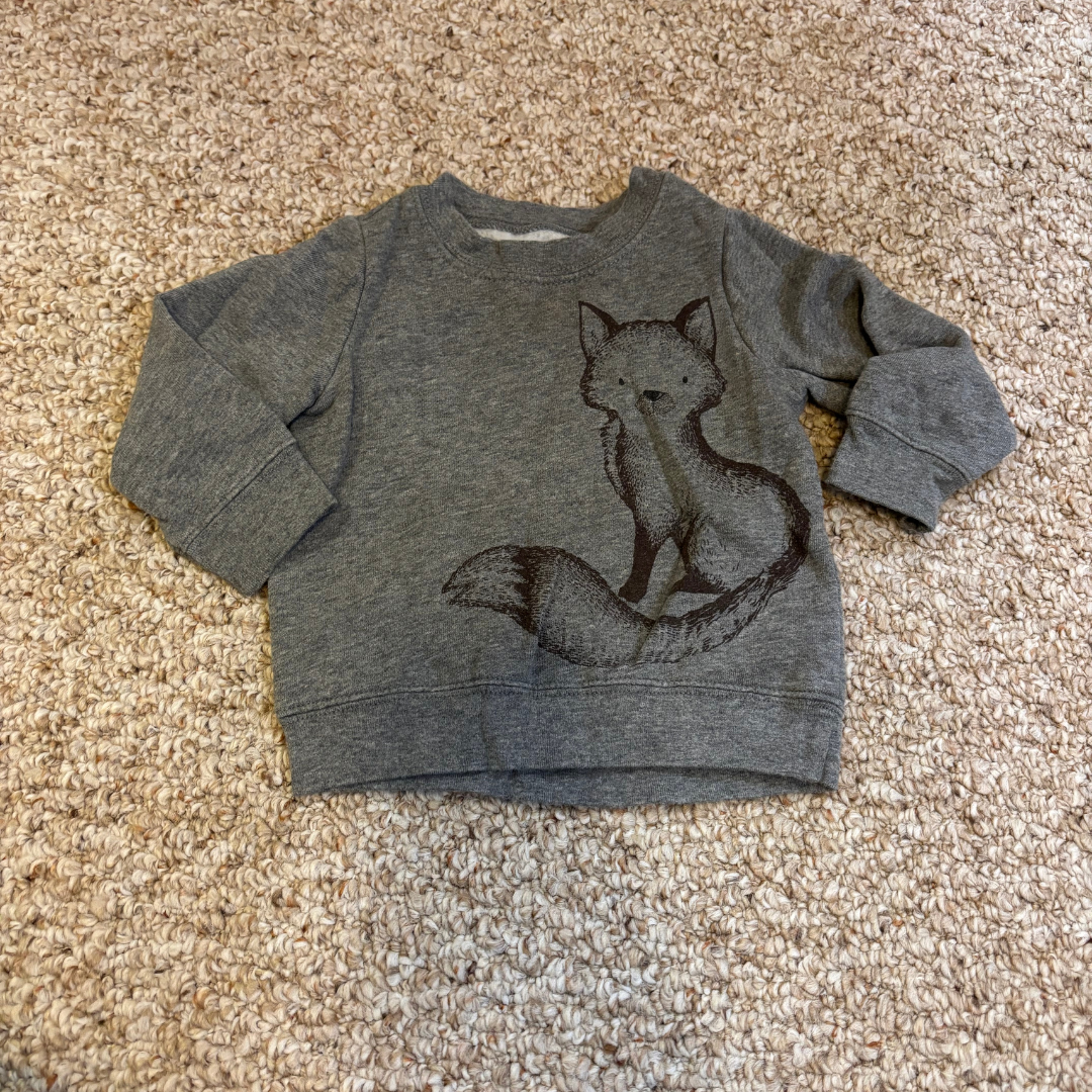 12M Carter's Gray Fox Sweatshirt