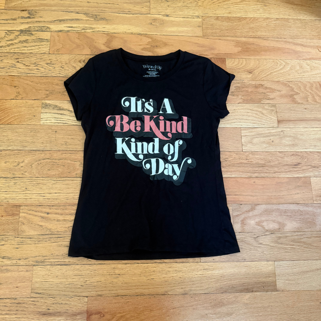 XL (15-17) Black Tee