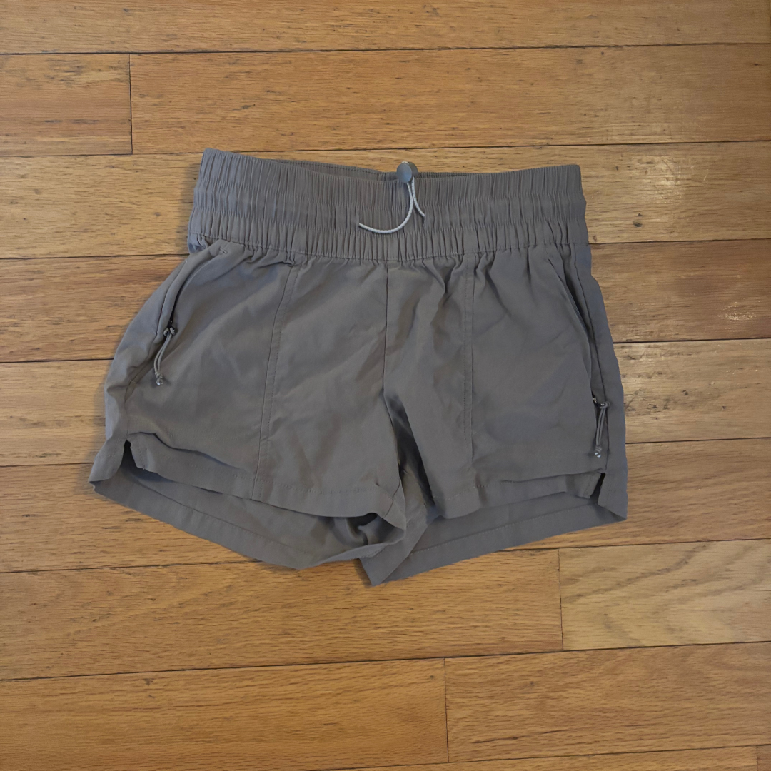 XS Avalanche Brown Stretchy Shorts