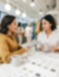 two women strategic planning