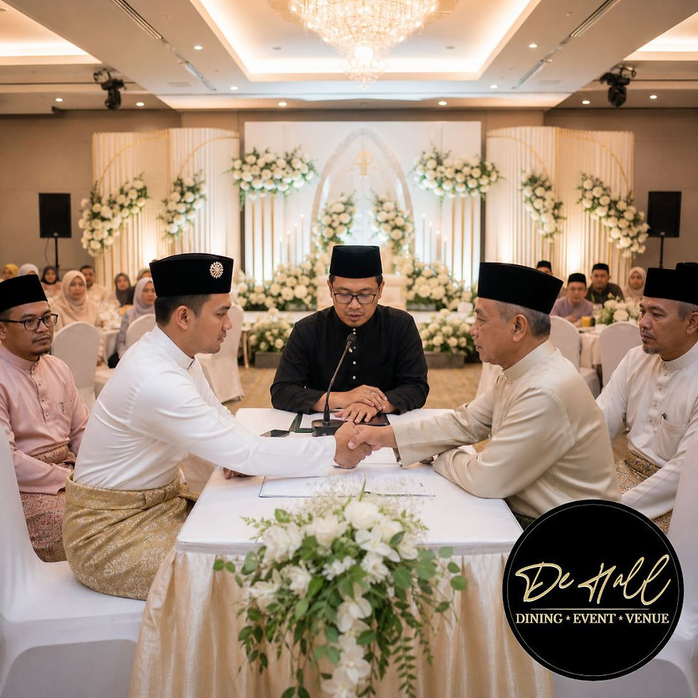 ROM at De Hall Singapore 2026: Solemnisation Packages, Setup & What's Included