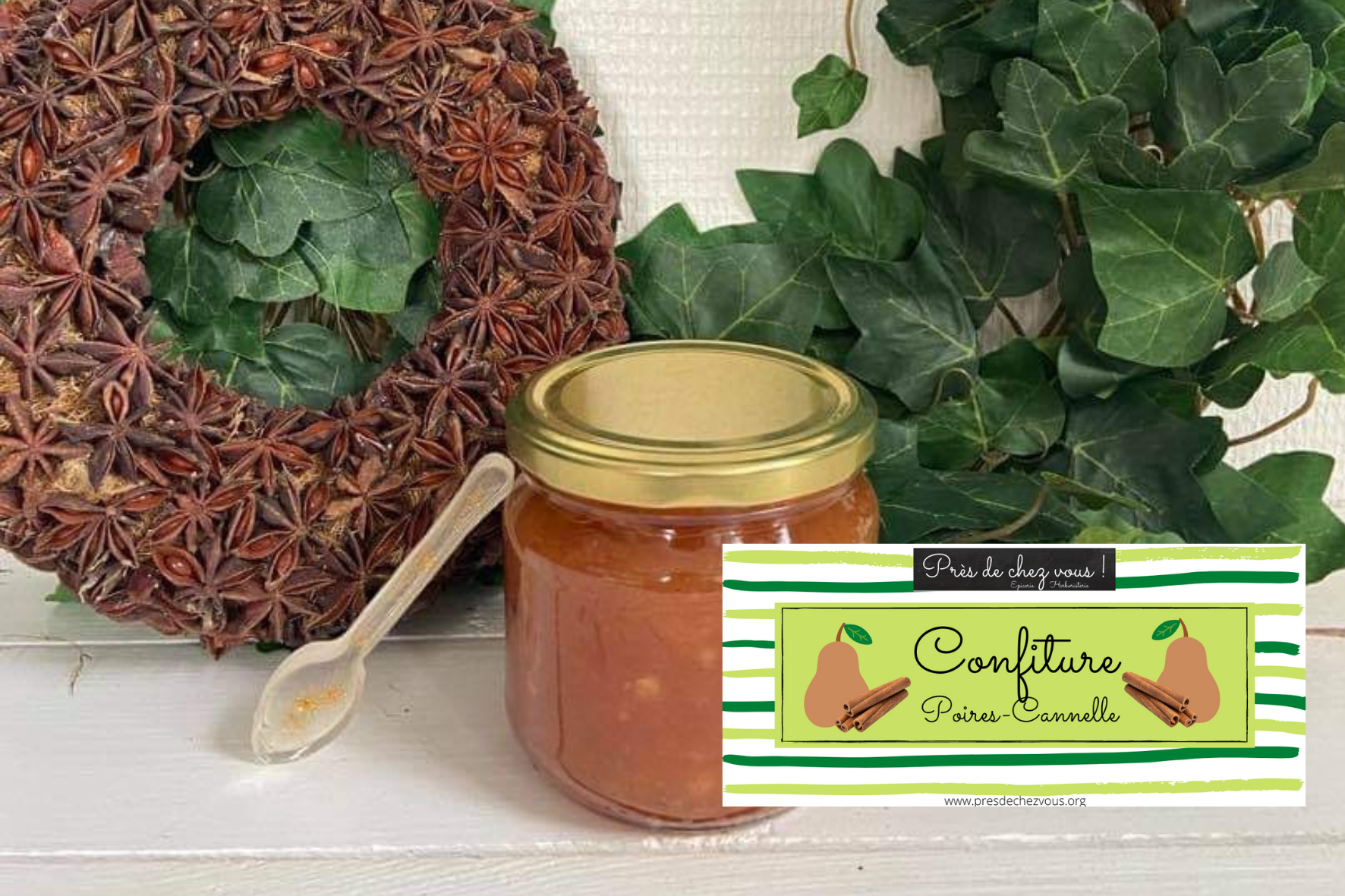 Confiture Poires-Cannelle