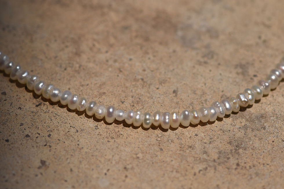 The jewelry o the Jumana Silver Pearl Collection