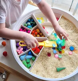 Inspire My Play educational resources featuring sensory play activities, Montessori-inspired learning, open-ended play ideas, Reggio Emilia activities, preschool educational resources, homeschool enrichment, child-led learning and creative developmental play.