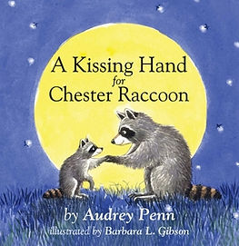 The Kissing Hand by Audrey Penn children's picture book for separation anxiety, first day of school + forever family library.