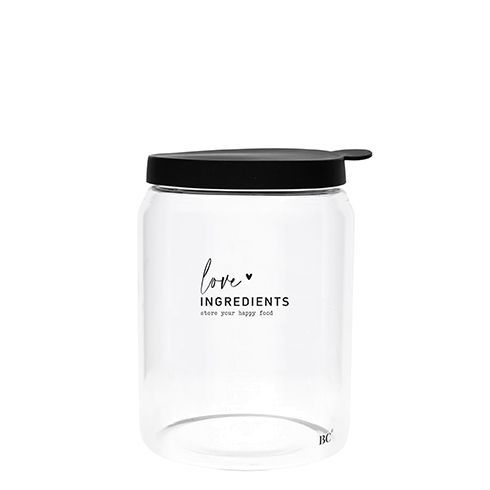 Vorratsglas „love - INGREDIENTS“(groß)