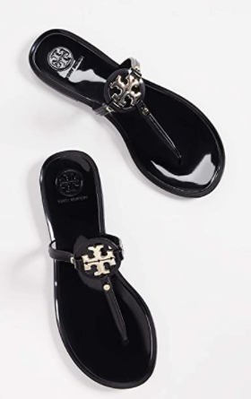 Tory Burch Mini Miller Sandals in Black on Amazon, Under $100!