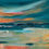 Thumbnail: Acrylic Painting, Coastal Artist, Karen Singleton, "Wild Summer",  atmospheric, expressive, vibrant colours, sunset beach