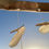 Thumbnail: WHITE SEA GLASS MOBILE made with sea glass, driftwood and wooden beads.