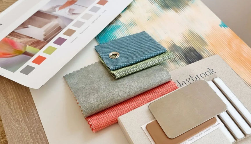 Joyful design scheme moodboard