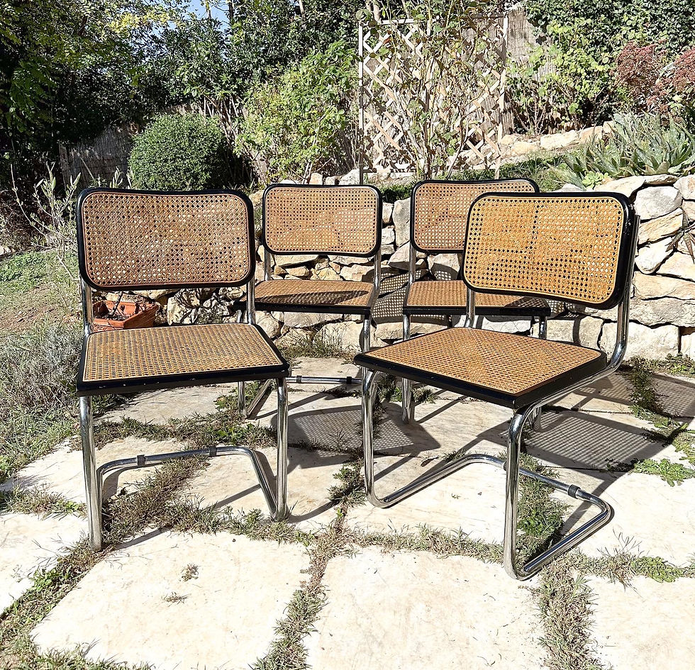 Miniature : 4 Chaise B32 Cesca Marcel Breuer 