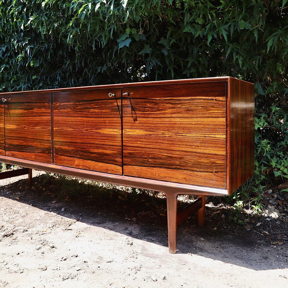Miniature : Enfilade scandinave en palissandre 1960