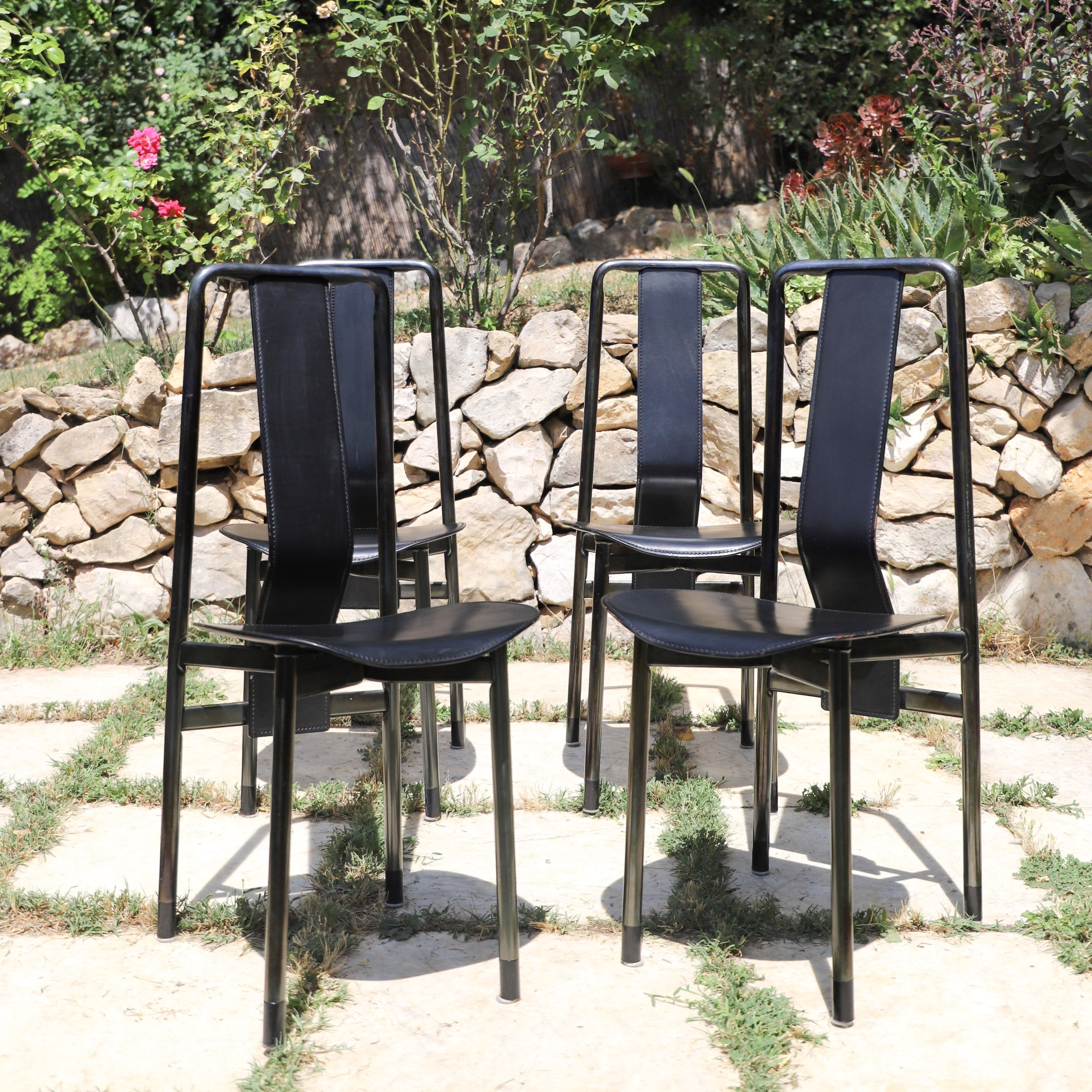 Chaises modèle Irma par Achille Castiglioni pour Zanotta 1970