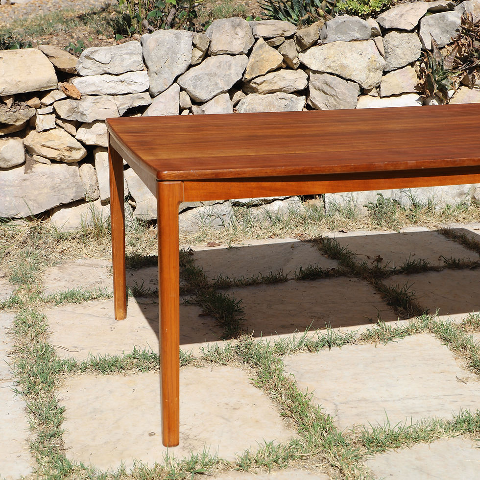 Miniature : Table basse en teck par Albert Tibro 1960