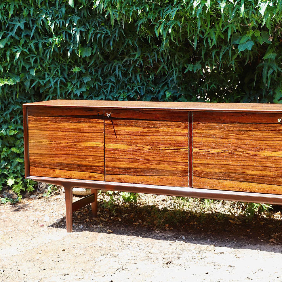 Miniature : Enfilade scandinave en palissandre 1960