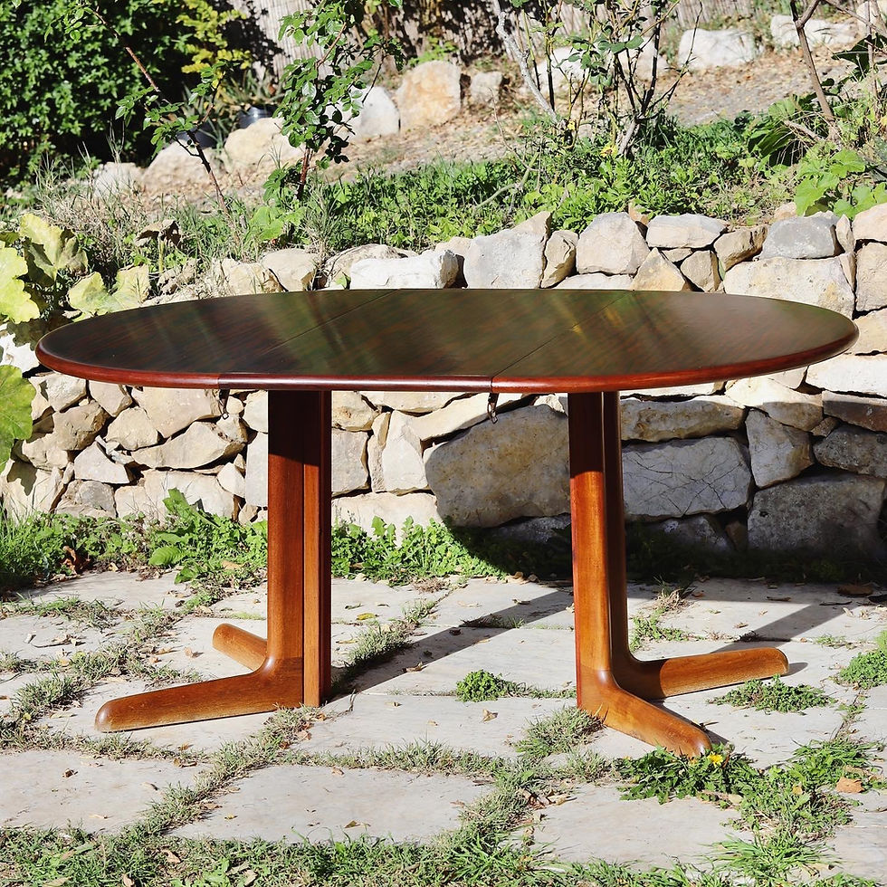 Miniature : Table scandinave palissandre 1960