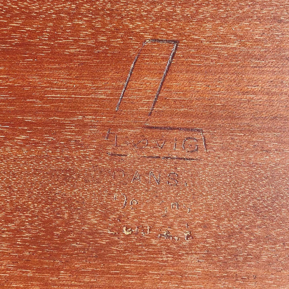 Miniature : Bureau en teck modèle "Boomerang" par Peter Lovig Nielsen pour Lovig Dansk 🇩🇰 