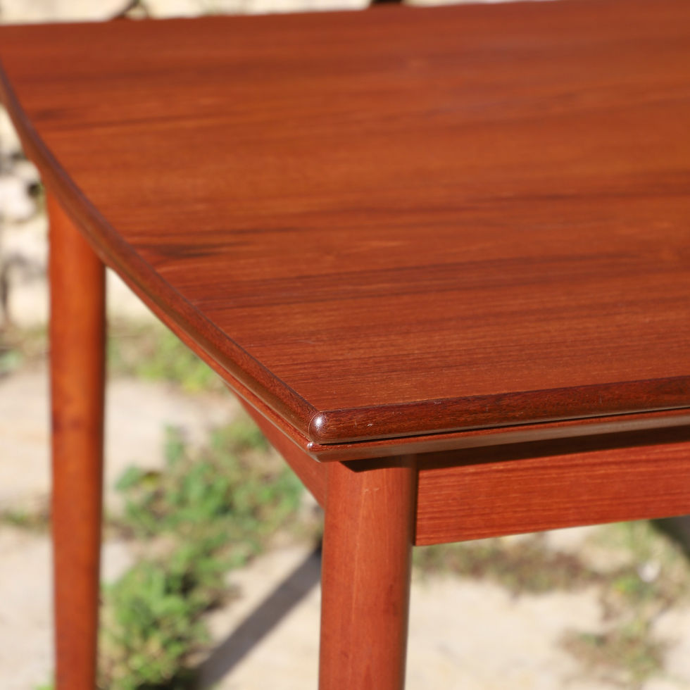 Miniature : Table à manger en teck Samcom 1960