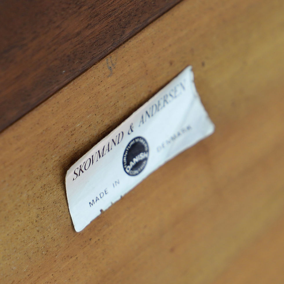 Miniature : Table en palissandre de Rio Skovmand & Andersen 1960 
