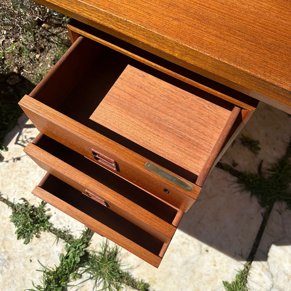 Miniature : Bureau en Teck par Arne Vodder pour Sibast, Danemark, 1960