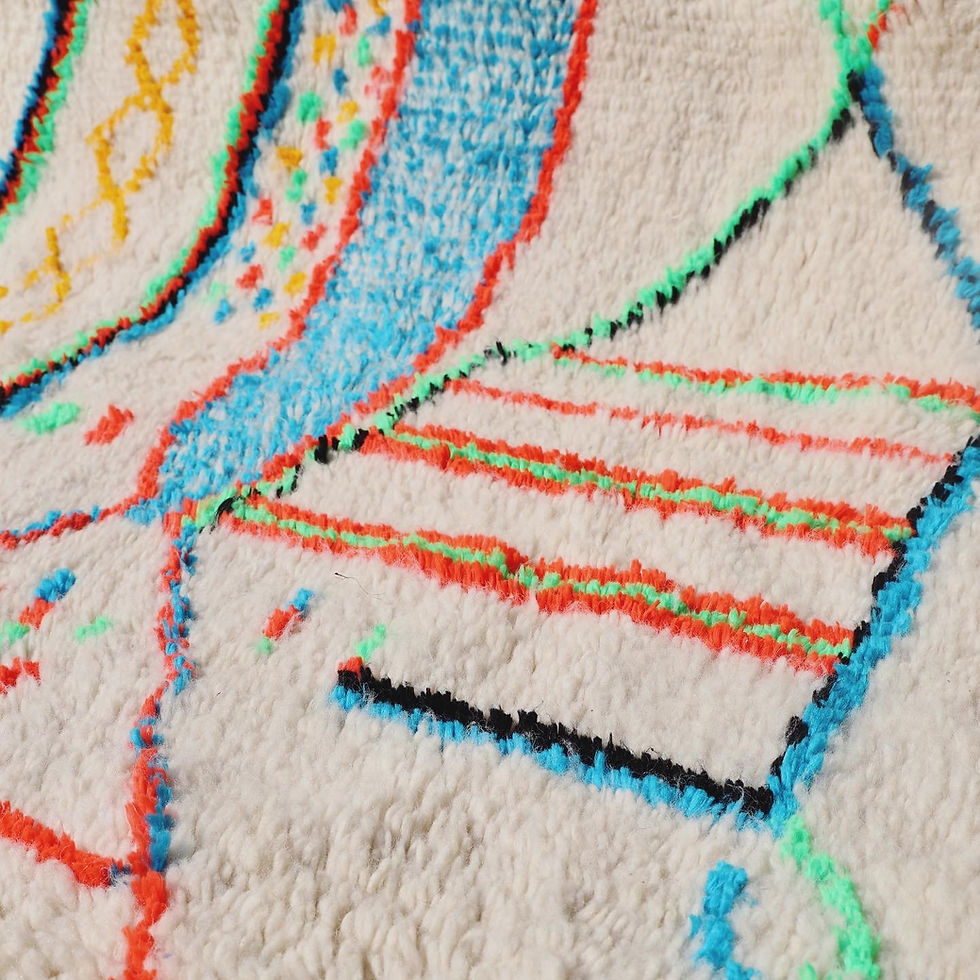 Miniature : Tapis pur laine Beni ourain 240x140cm