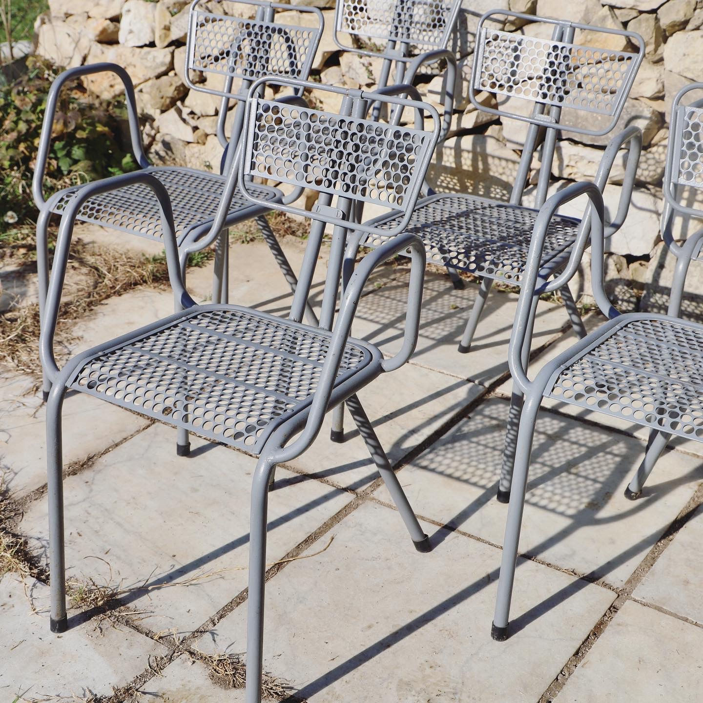 Série de 6 fauteuils René Malaval 1950