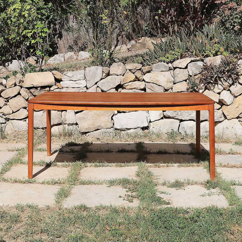 Miniature : Table basse en teck par Albert Tibro 1960