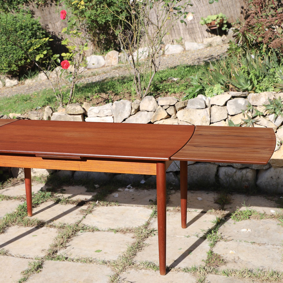 Miniature : Table à manger en teck Samcom 1960