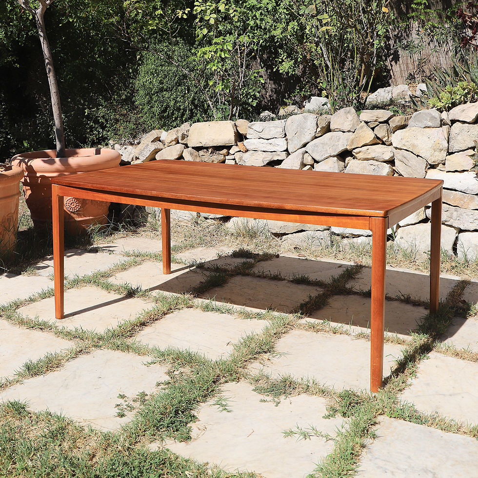 Miniature : Table basse en teck par Albert Tibro 1960