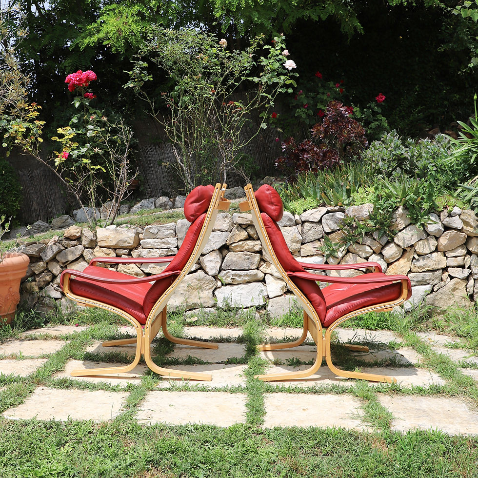Miniature : Paire de fauteuils "siesta" par Ingmar Relling pour Westnofa 1970