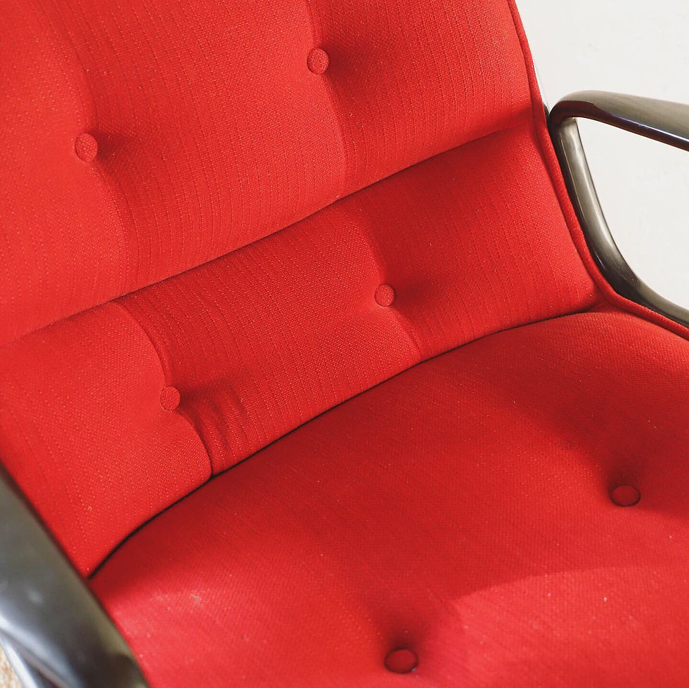 Miniature : Fauteuil Charles Pollock / Knoll 