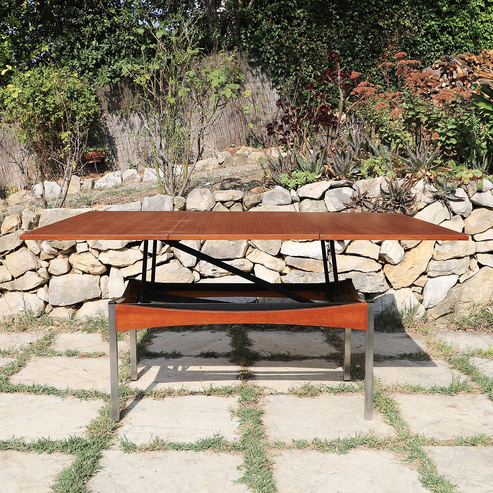 Miniature : Table basse extensible de Joseph-André Motte pour JER 1960 