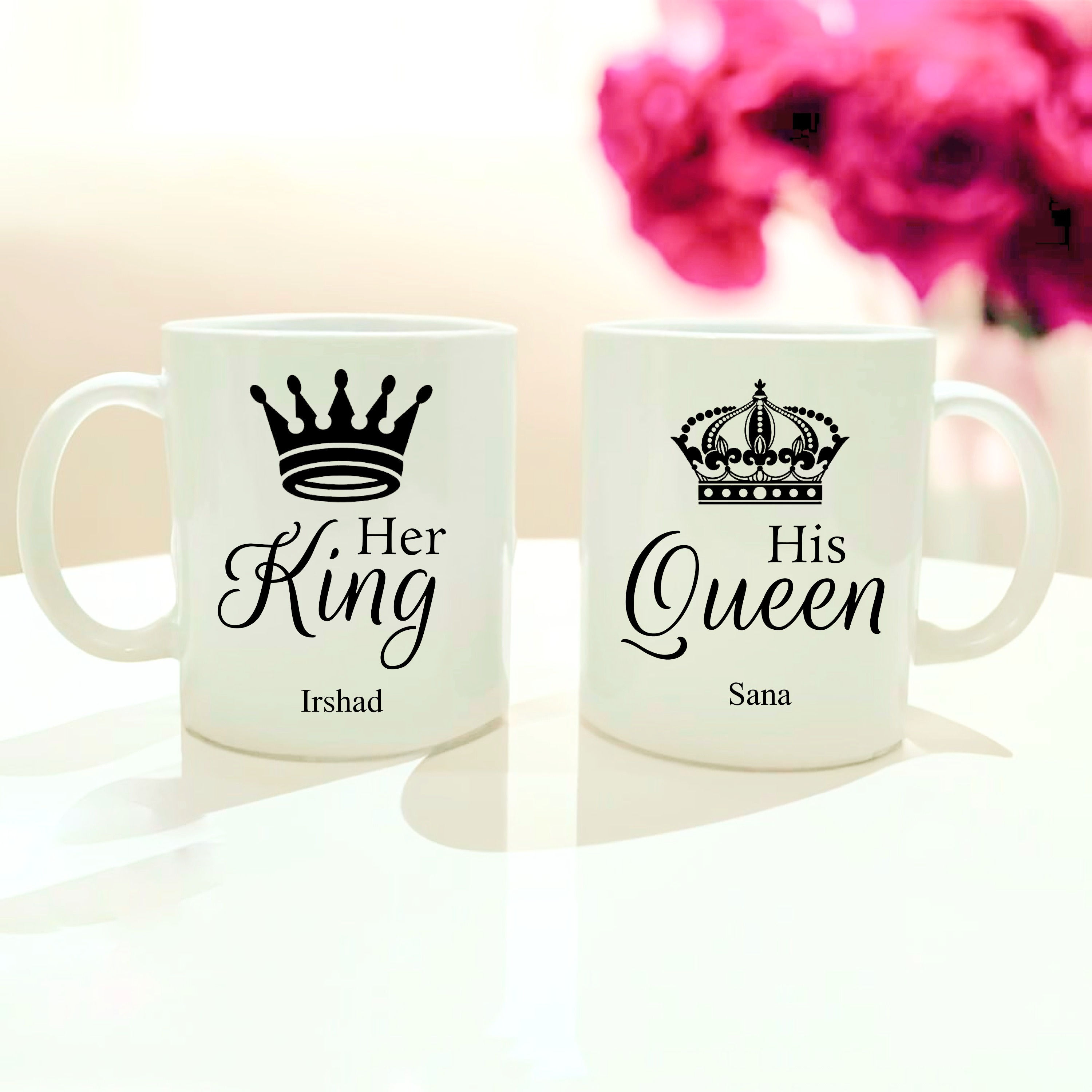 King and Queen Mug for couple