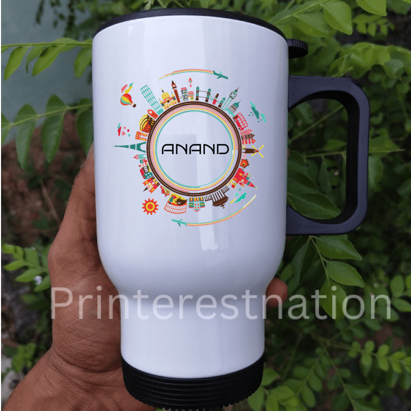 Lets Go Travel Name Custom - Travel Mug