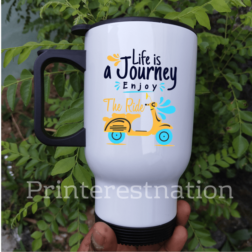 Life is a Journey Name Custom - Travel Mug