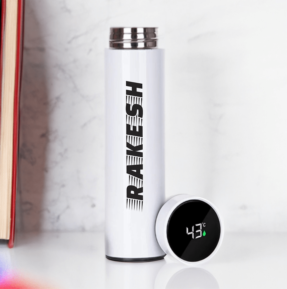 Enjoy Every Moment Name Custom Thermos Water Bottle/Flask 500 ml