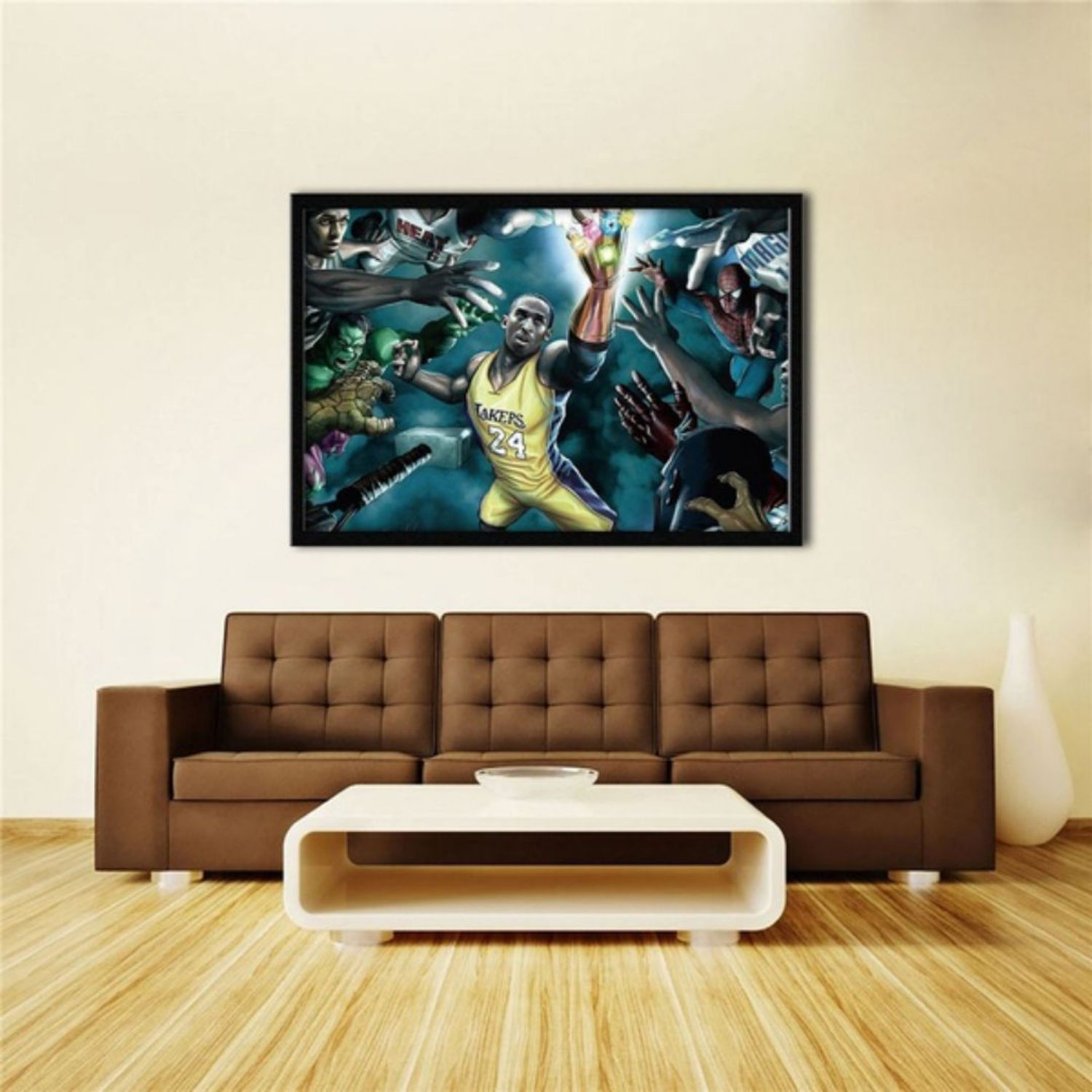 Kobe & Marvel Printed Canvas