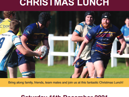 Book your tickets now for our Chistmas Lunch - 11 December