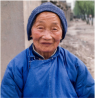 Elderly Chinese man in the 1980s