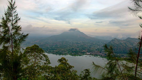 Batur Lake (Danau Batur) - main source of water for Subak irrigation system