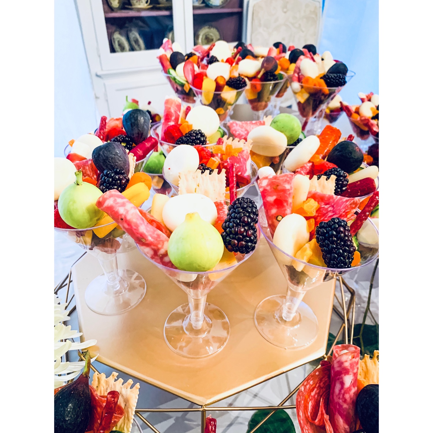 Arranged Food and Objects