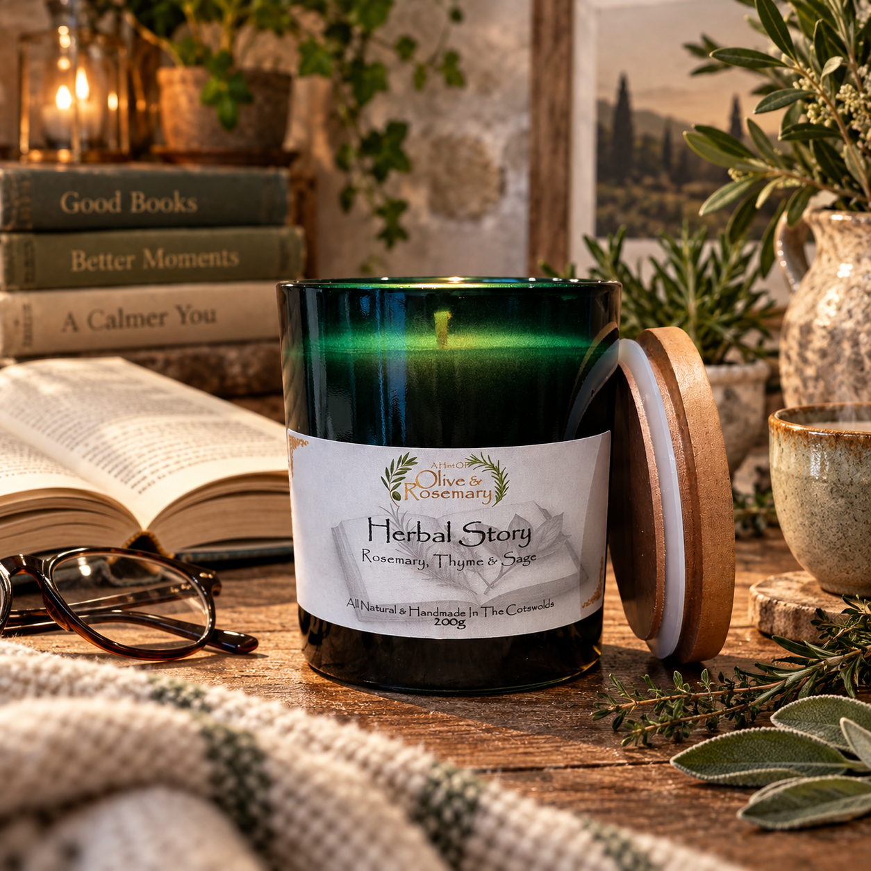 A Herbal Story Candle 200g