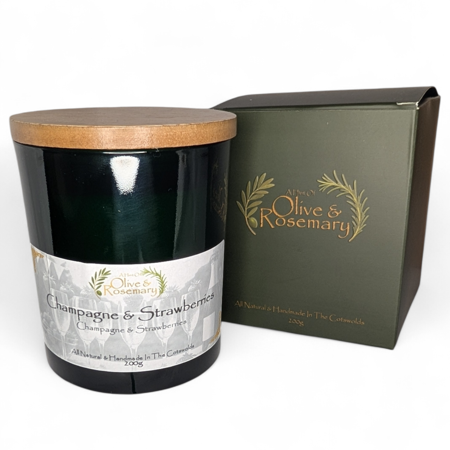 Champagne & Strawberries Candle 200g