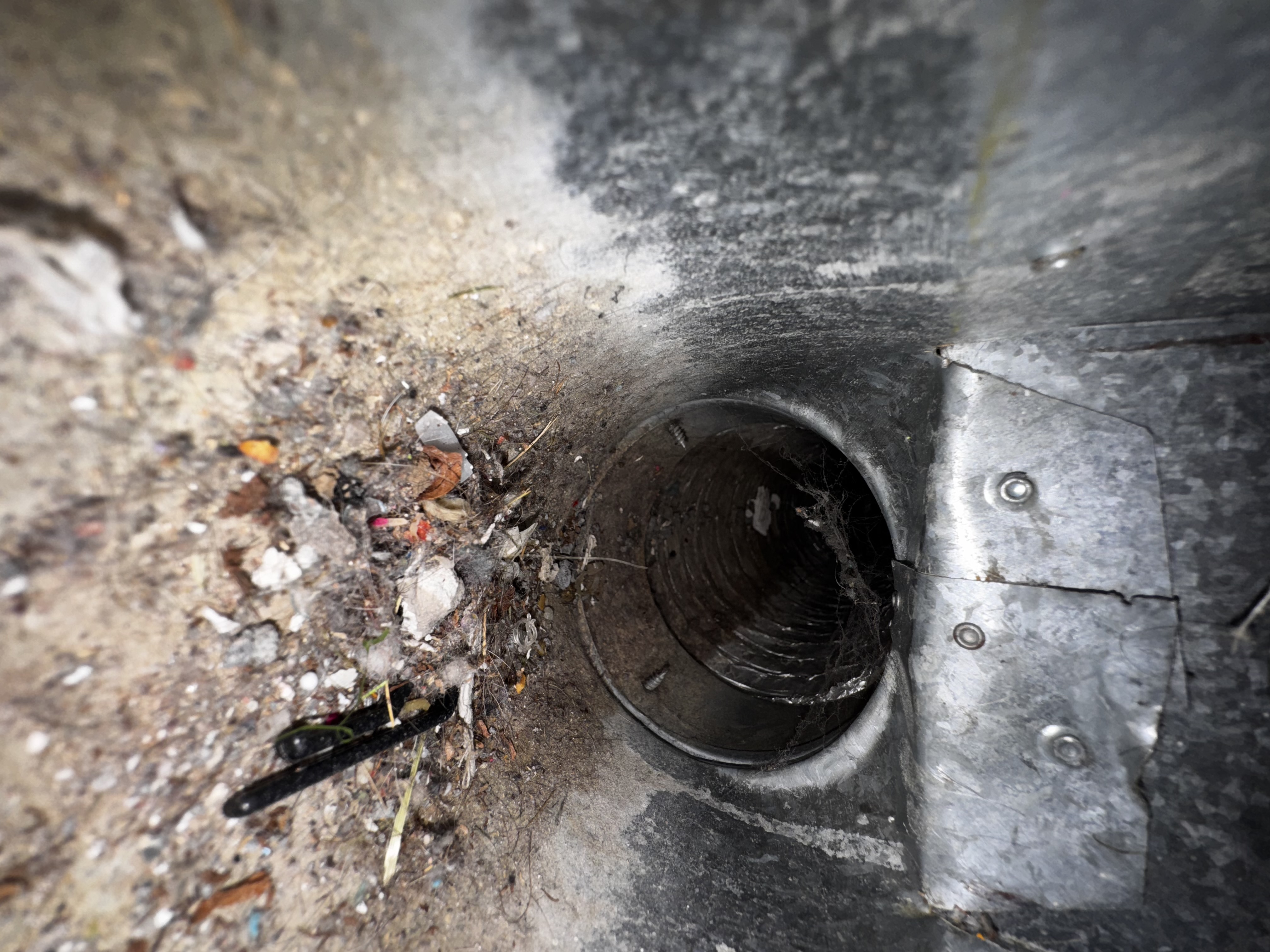 Before photo — debris inside Bryn Mawr Gahanna home prior to move-in cleaning