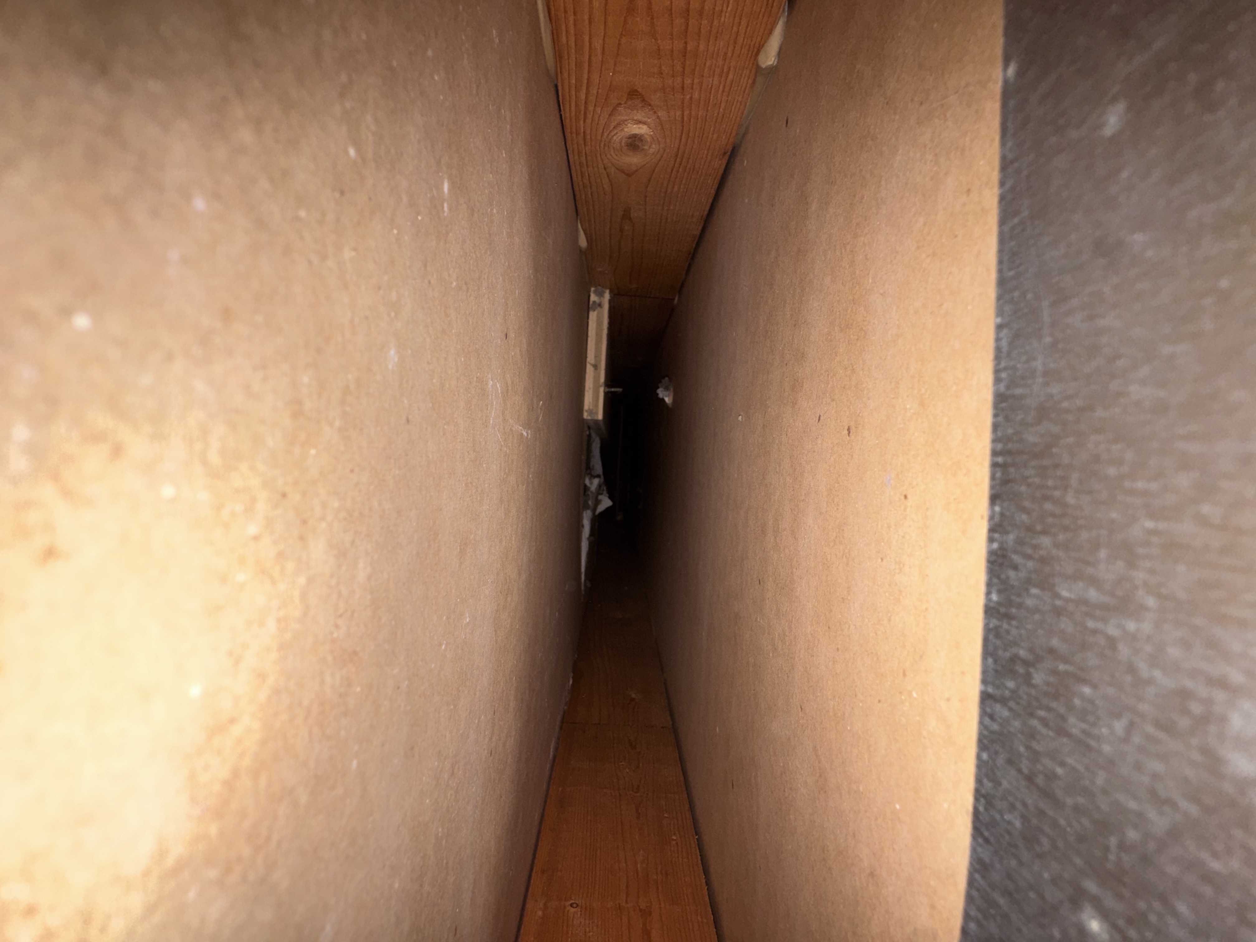 After — completely clean air duct in Powell Ohio home following multi-pass HEPA extraction by Clean Air Pros