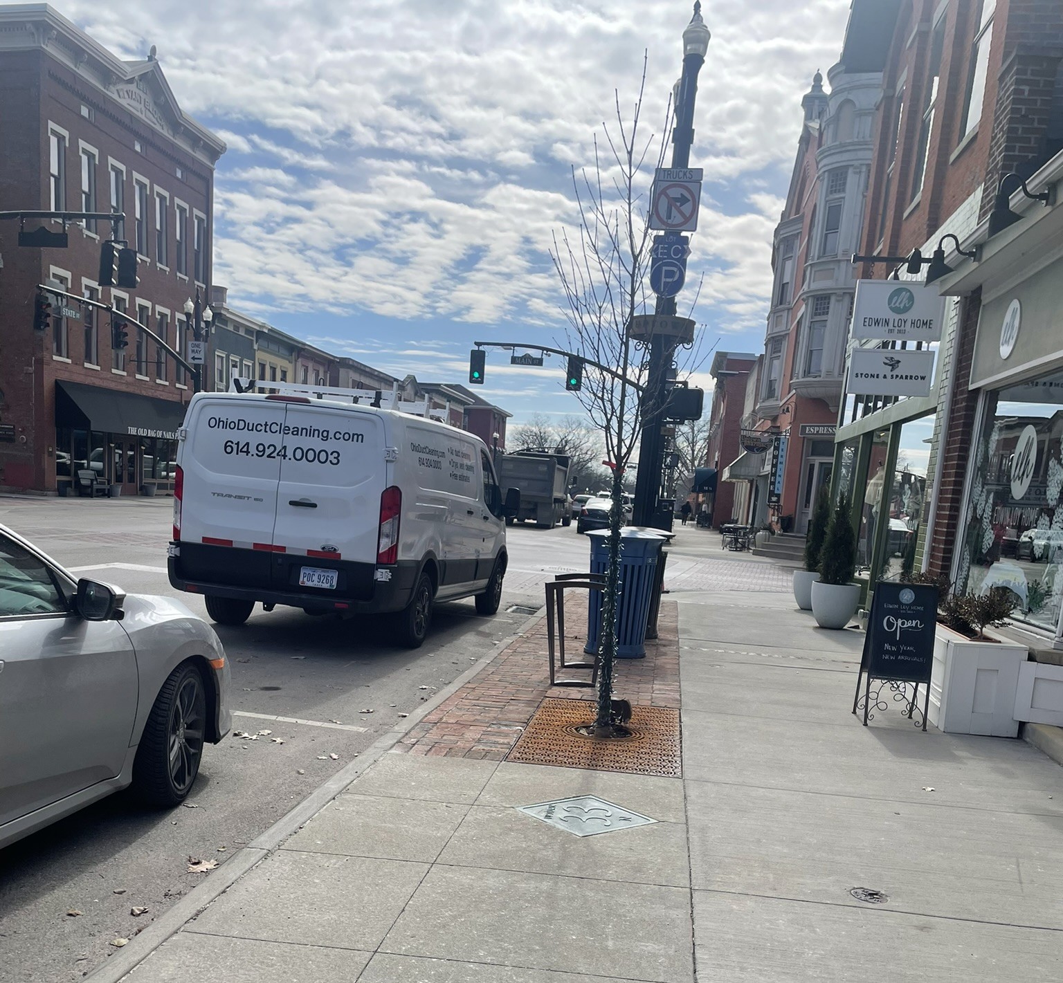 Westerville Ohio downtown commercial district — Colonial Hills and established area duct cleaning